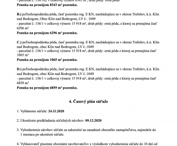 Obsah do úradnej tabule